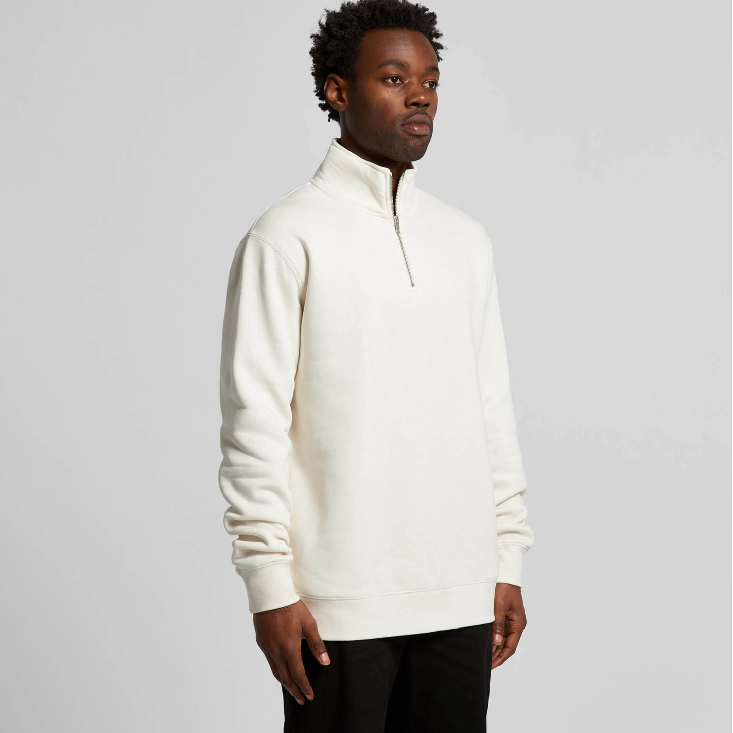 Men's Recycled Half Zip Crew AS Colour