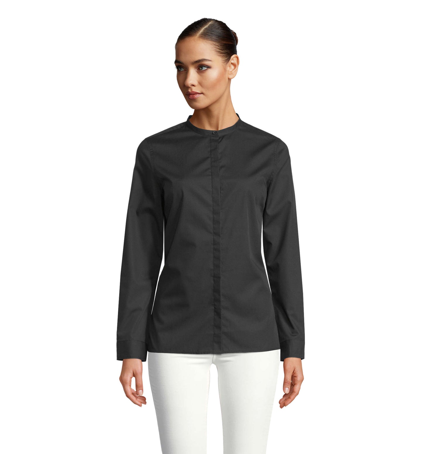 Women's Mandarin Collar Shirt - Organic Blend Sol's