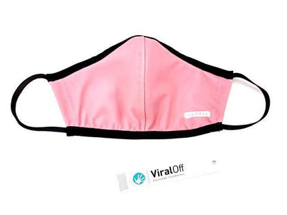 LUCKEFit™ Travel Face Masks | Award-Winning ViralOff® | NZ Helix+ Filter | Dusty Pink LUCK•E