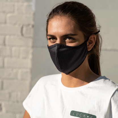 LUCKEstaple™ Reusable Mask | Ocean Balance™ | Charcoal LUCK•E