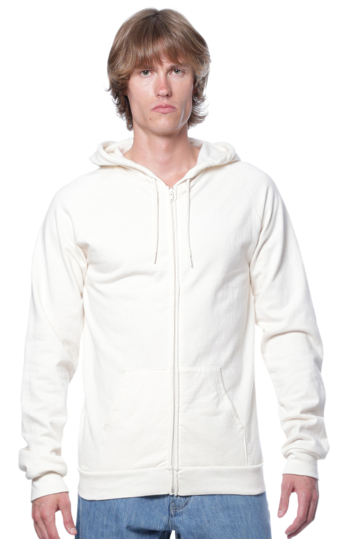 Full Zip Organic Hoodie Royal Apparel