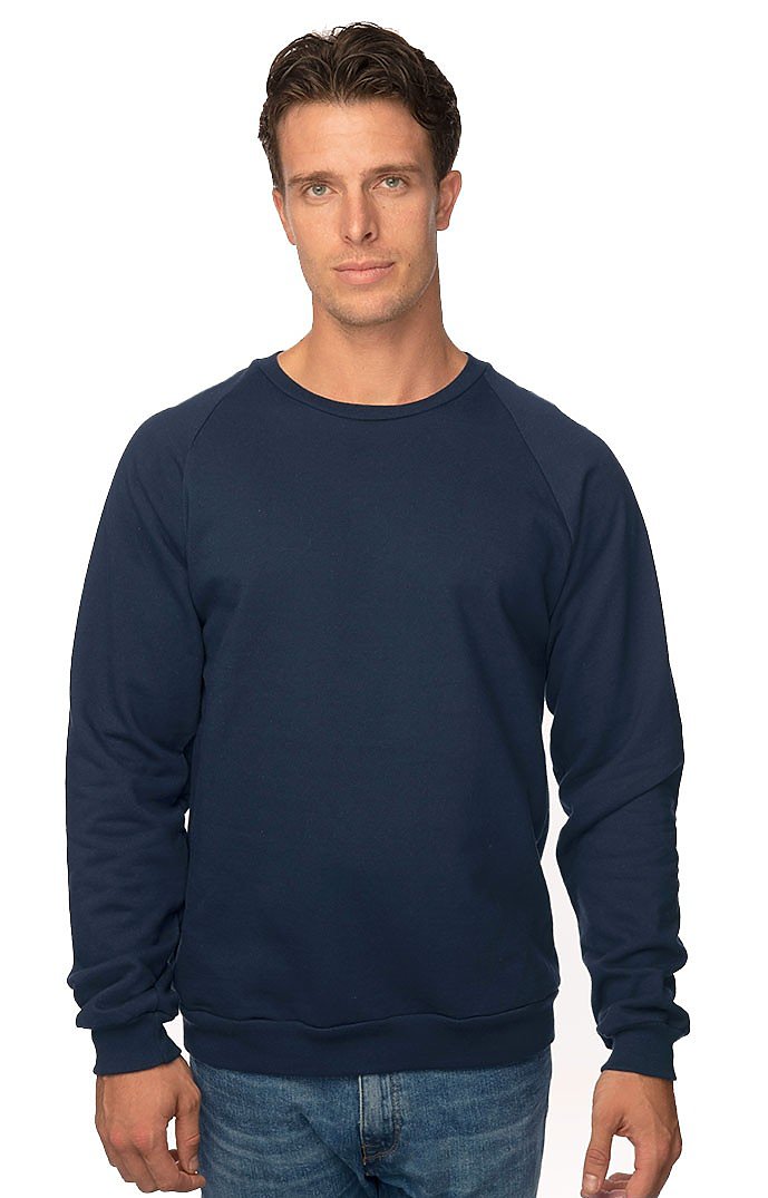 Organic Crew Neck Sweatshirt Royal Apparel