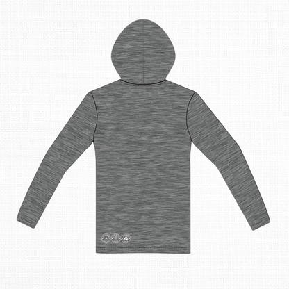 Hooded Tech Tee | Recycled Ground Coffee Polyester | Custom LUCK•E