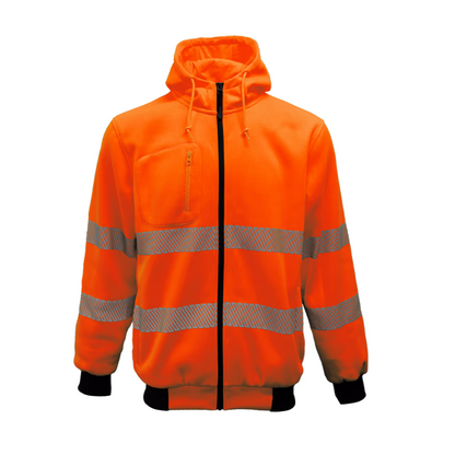 Hi Vis Recycled Zipped Hoodie Result