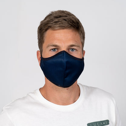 LUCKEme™ Face Masks | Award-Winning HeiQ™  | Ocean Balance™ | Navy LUCK•E