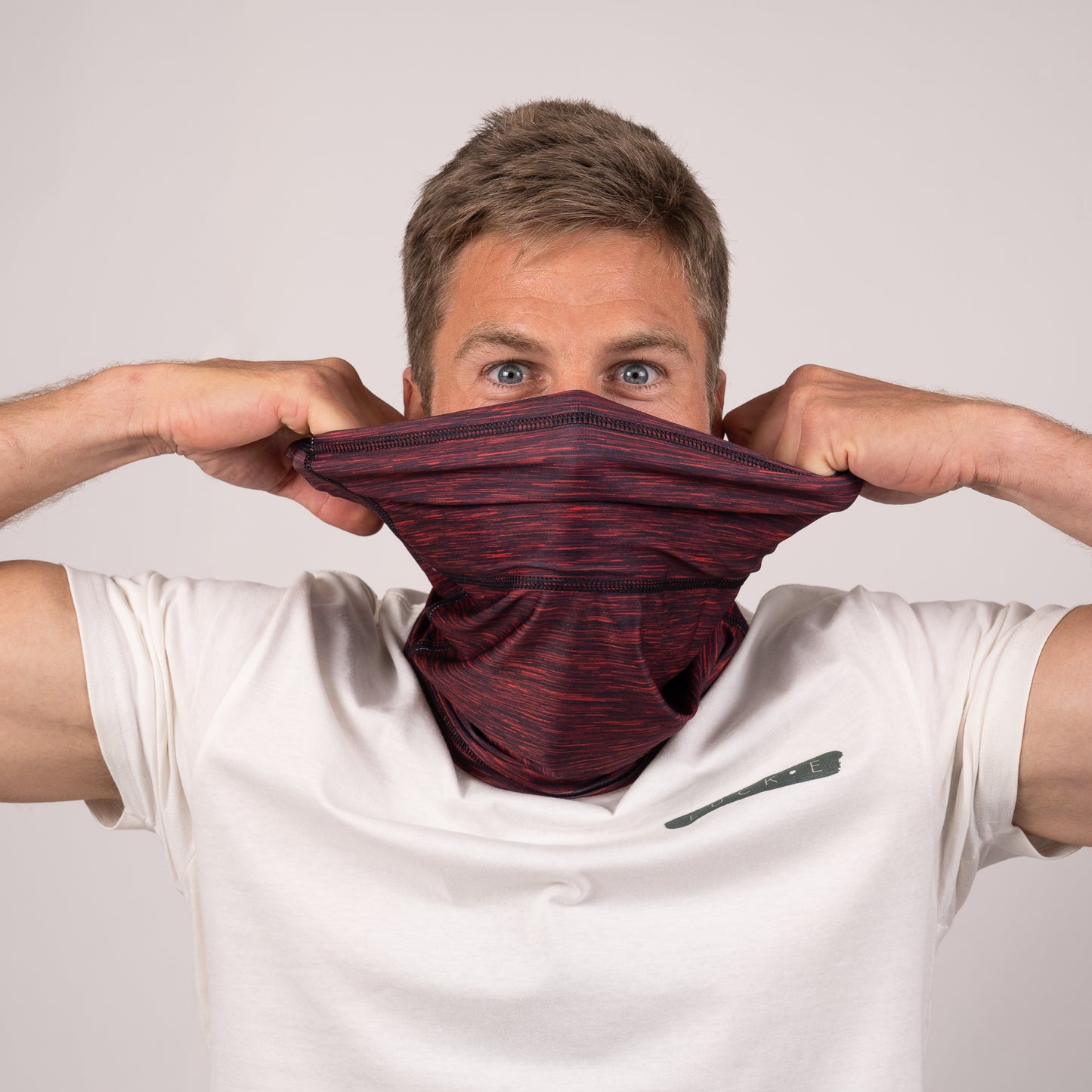 LUCKEgo™ | With Built-in 3 layer Mask | Heiq Technology | Burgundy LUCK•E