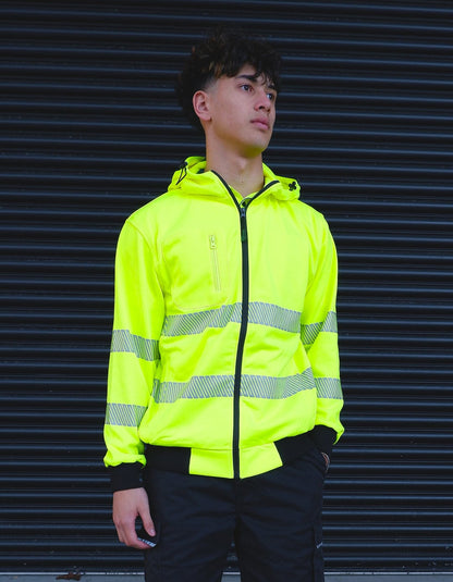 Hi Vis Recycled Zipped Hoodie Result