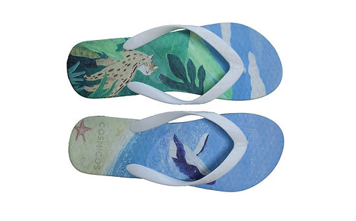 Jandals | Made from 100% Recycled Polyester | Custom Subs