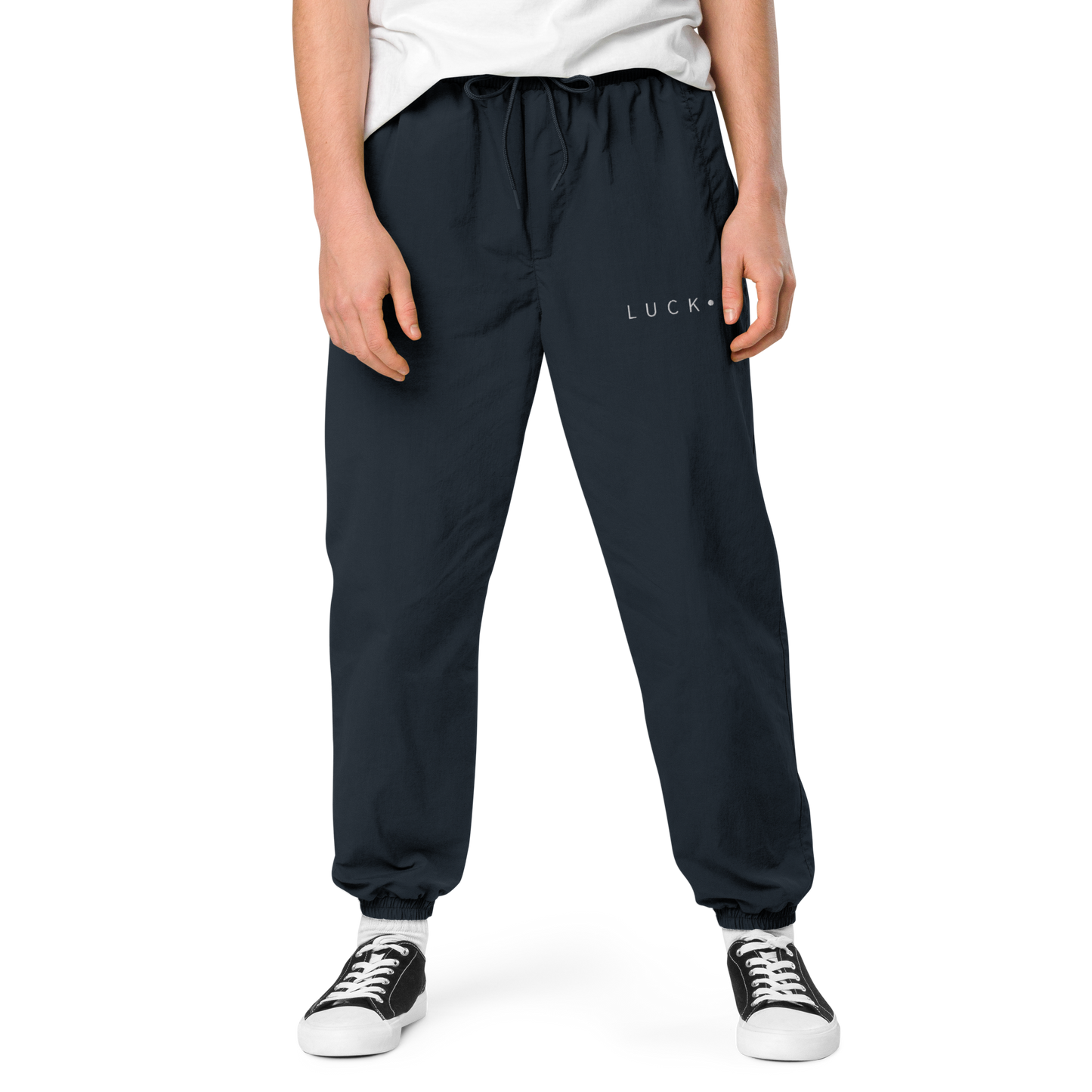 LUCKE Tracksuit Pants | Recycled Nylon & Polyester | Navy LUCK•E